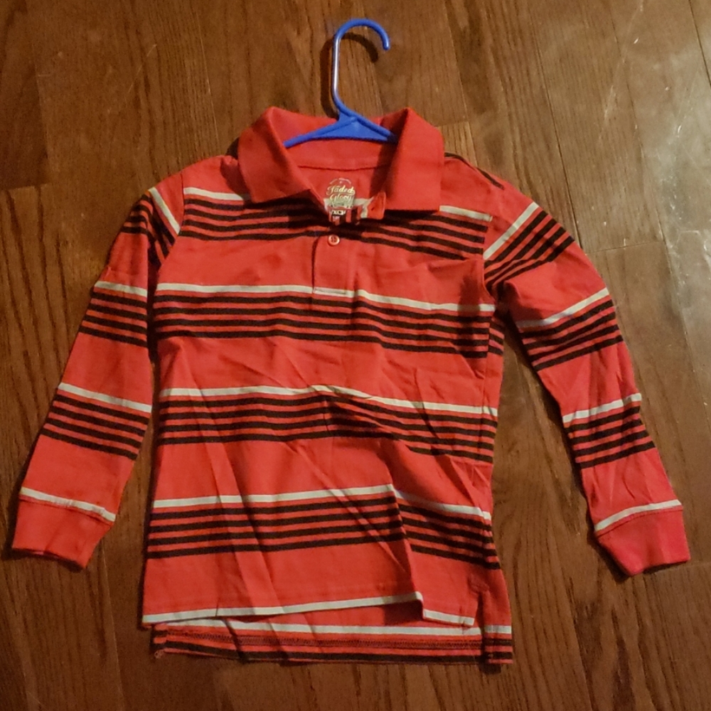 Long sleeve polo shirt